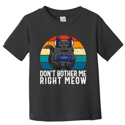 Funny Gaming Video Game Lover Gaming Cat Gaming  Toddler T-Shirt