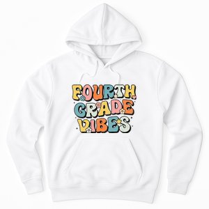 Fourth Grade Vibes 4th Grade Team Retro 1st Day of School Hoodie