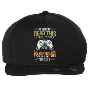 Funny Gamer Video Games Gift Idea Gaming Gift Wool Snapback Cap