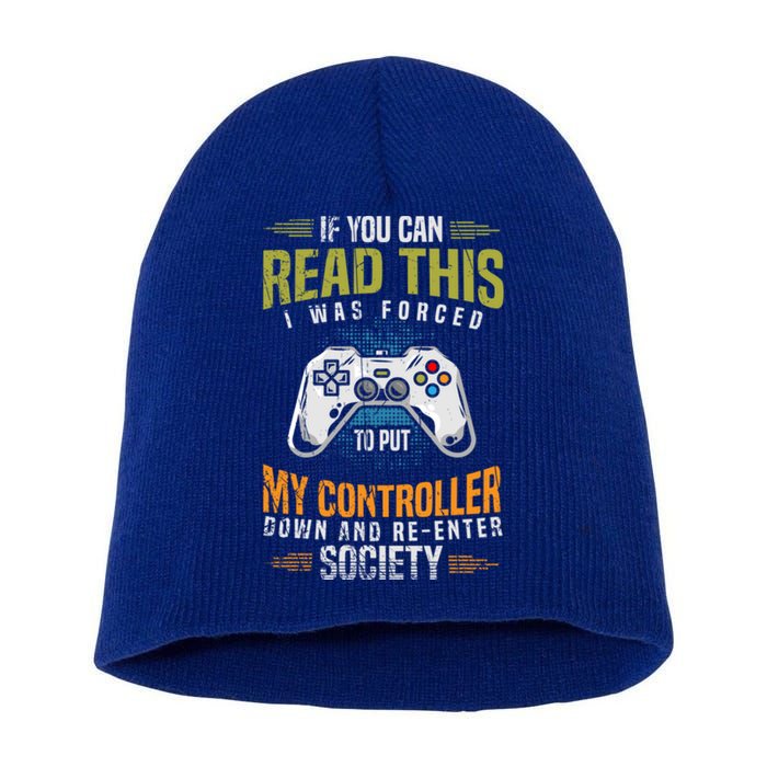 Funny Gamer Video Games Gift Idea Gaming Gift Short Acrylic Beanie