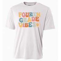 Fourth Grade Vibes 4th Grade Team Retro 1st Day Of School Cooling Performance Crew T-Shirt