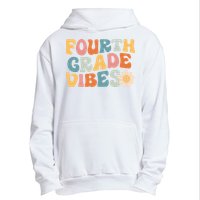 Fourth Grade Vibes 4th Grade Team Retro 1st Day Of School Urban Pullover Hoodie