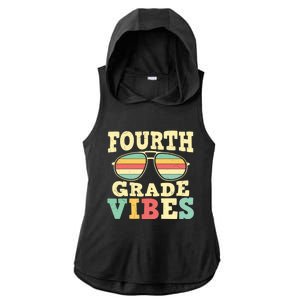 Fourth Grade Vibes Cute 4Th Grade Great Gift Ladies PosiCharge Tri-Blend Wicking Draft Hoodie Tank