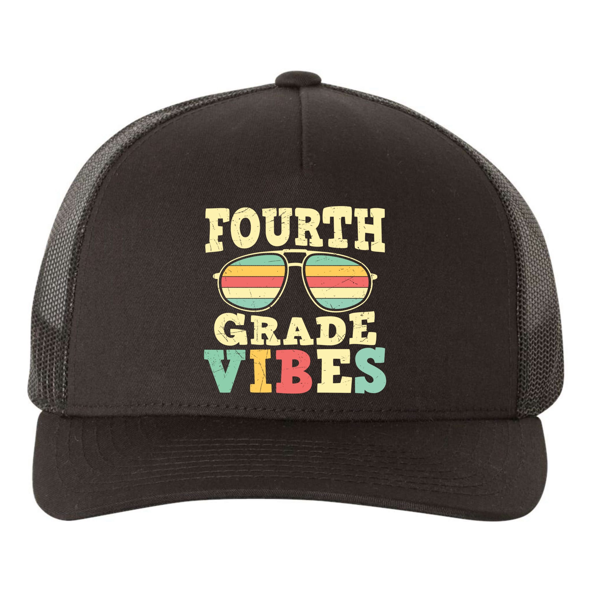 Fourth Grade Vibes Cute 4Th Grade Great Gift Yupoong Adult 5-Panel Trucker Hat