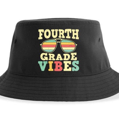 Fourth Grade Vibes Cute 4Th Grade Great Gift Sustainable Bucket Hat