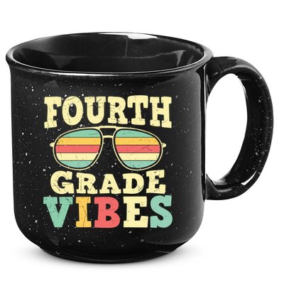 Fourth Grade Vibes Cute 4Th Grade Great Gift 15oz Campfire Ceramic Mug