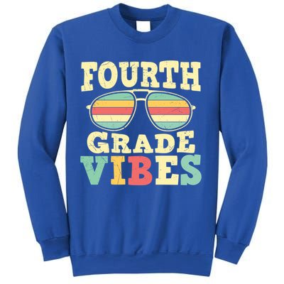 Fourth Grade Vibes Cute 4Th Grade Great Gift Sweatshirt