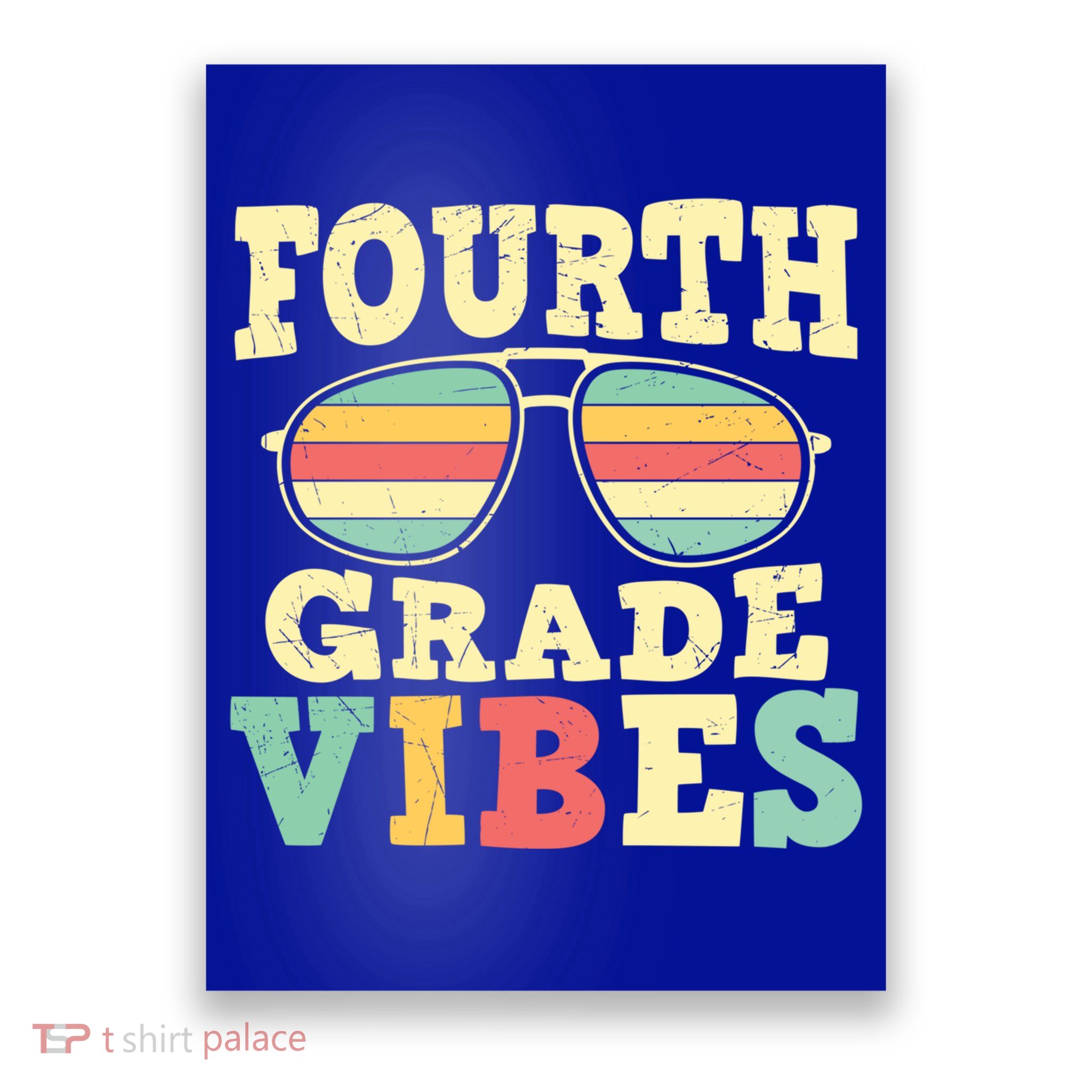 Fourth Grade Vibes Cute 4Th Grade Great Gift Poster