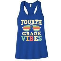 Fourth Grade Vibes Cute 4Th Grade Great Gift Women's Racerback Tank