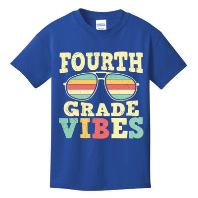 Fourth Grade Vibes Cute 4Th Grade Great Gift Kids T-Shirt