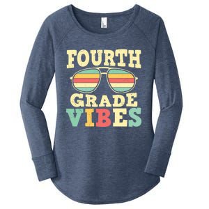 Fourth Grade Vibes Cute 4Th Grade Great Gift Women's Perfect Tri Tunic Long Sleeve Shirt