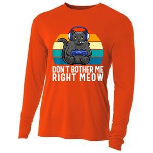 Funny Gaming Video Game Lover Gaming Cat Gaming Cooling Performance Long Sleeve Crew