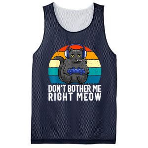 Funny Gaming Video Game Lover Gaming Cat Gaming Mesh Reversible Basketball Jersey Tank