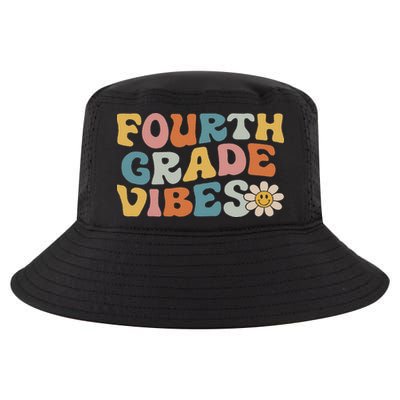Fourth Grade Vibes 4th Grade Team Retro 1st Day Of School Cool Comfort Performance Bucket Hat