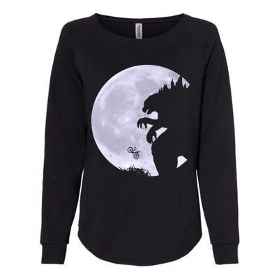 Funny Monster Versus ET Womens California Wash Sweatshirt