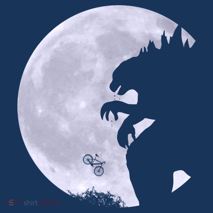 Funny Monster Versus ET Poster
