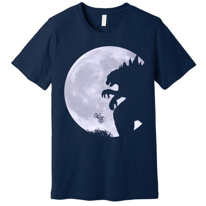 Funny Monster Versus ET Premium T-Shirt