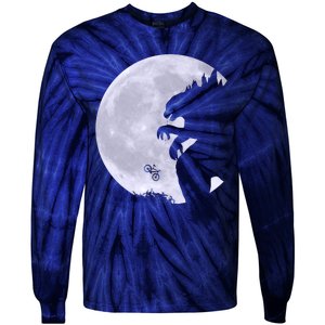 Funny Monster Versus ET Tie-Dye Long Sleeve Shirt