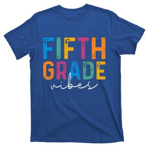 Fifth Grade Vibes 5th Grade Team Retro 1st Day Of School T-Shirt