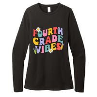 Fourth Grade Vibes Back To School 4th Grade Team 1st Day Womens CVC Long Sleeve Shirt