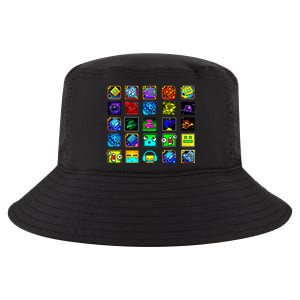 Full Geometry Video Game Gifts Funny Graphic Birthday Gifts Cool Comfort Performance Bucket Hat