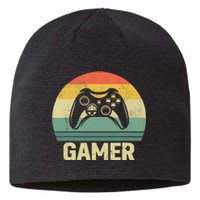 Funny Gamer Vintage Video Games Gaming Gift For Boys Sustainable Beanie