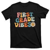 First Grade Vibes 1st Grade Team Retro 1st Day Of School T-Shirt