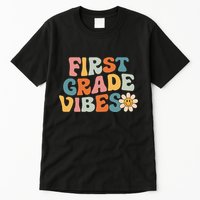 First Grade Vibes 1st Grade Team Retro 1st Day Of School Tall T-Shirt