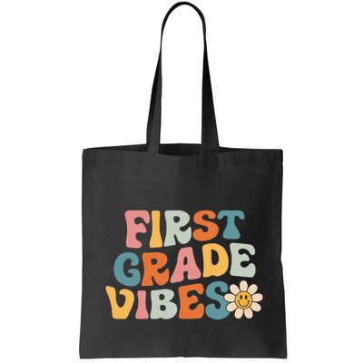First Grade Vibes 1st Grade Team Retro 1st Day Of School Bag
