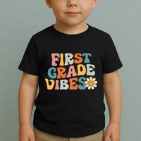 First Grade Vibes 1st Grade Team Retro 1st Day Of School Toddler T-Shirt