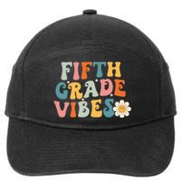 Fifth Grade Vibes 5th Grade Team Retro 1st Day Of School 7-Panel Snapback Hat