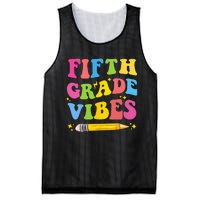 Fifth Grade Vibes Back To School Mesh Reversible Basketball Jersey Tank