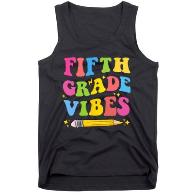 Fifth Grade Vibes Back To School Tank Top