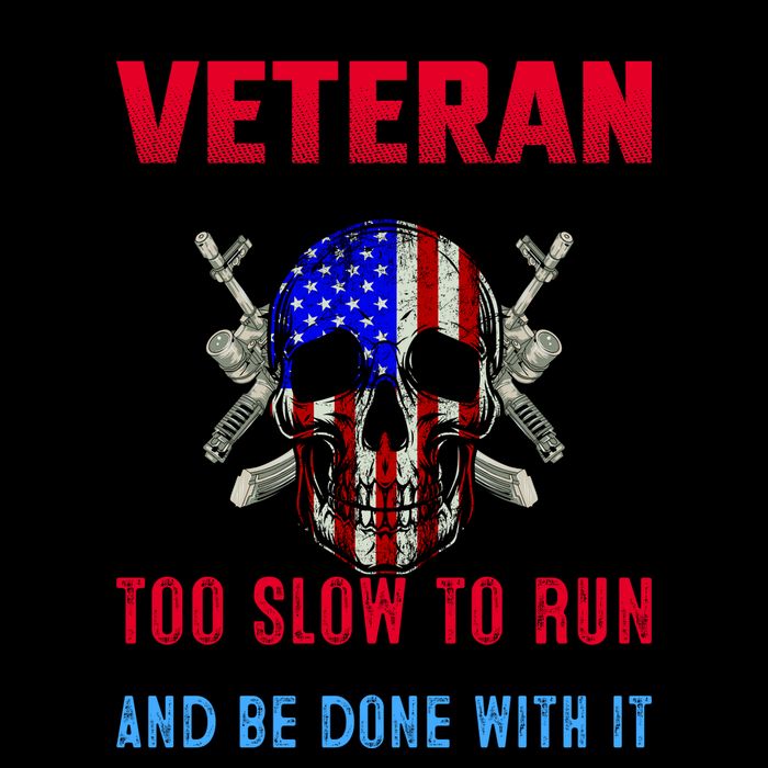 Funny Grumpy Veteran Too Old To Fight To Slow To Run 16oz Travel Tumbler