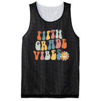 Fifth Grade Vibes - 5th Grade Team Retro 1st Day of School Mesh Reversible Basketball Jersey Tank