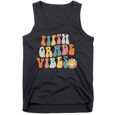 Fifth Grade Vibes - 5th Grade Team Retro 1st Day of School Tank Top