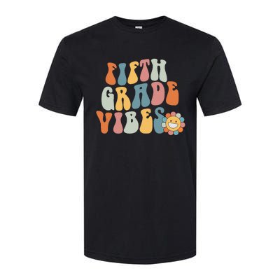 Fifth Grade Vibes - 5th Grade Team Retro 1st Day of School Softstyle CVC T-Shirt