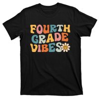 Fourth Grade Vibes 4th Grade Team Retro 1st Day Of School T-Shirt