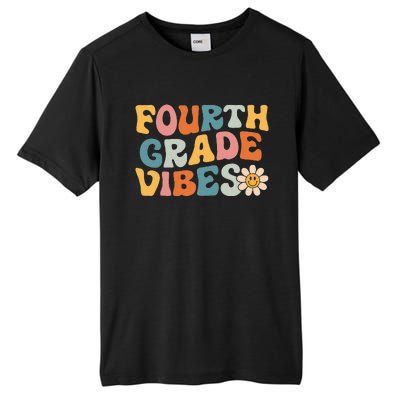 Fourth Grade Vibes 4th Grade Team Retro 1st Day Of School Tall Fusion ChromaSoft Performance T-Shirt