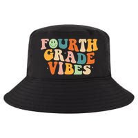 Fourth Grade Vibes 4Th Grade Groovy Retro 1St Day Of School Gift Cool Comfort Performance Bucket Hat