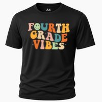 Fourth Grade Vibes 4Th Grade Groovy Retro 1St Day Of School Gift Cooling Performance Crew T-Shirt