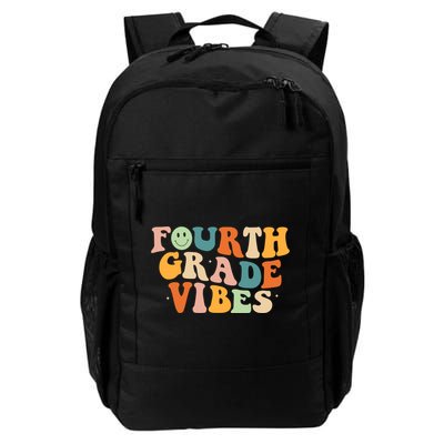 Fourth Grade Vibes 4Th Grade Groovy Retro 1St Day Of School Gift Backpack
