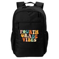 Fourth Grade Vibes 4Th Grade Groovy Retro 1St Day Of School Gift Backpack