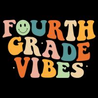 Fourth Grade Vibes 4Th Grade Groovy Retro 1St Day Of School Gift Drawstring Bag