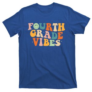 Fourth Grade Vibes 4Th Grade Groovy Retro 1St Day Of School Gift T-Shirt