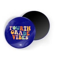 Fourth Grade Vibes 4Th Grade Groovy Retro 1St Day Of School Gift Magnet