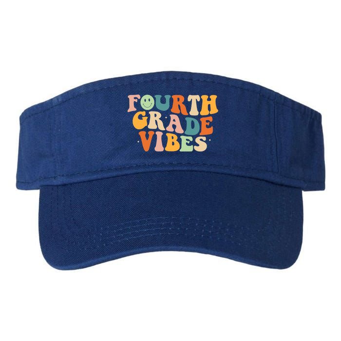 Fourth Grade Vibes 4Th Grade Groovy Retro 1St Day Of School Gift Visor
