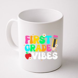 First Grade Vibes 1St Grade Team Back To School Teacher Gift Coffee Mug