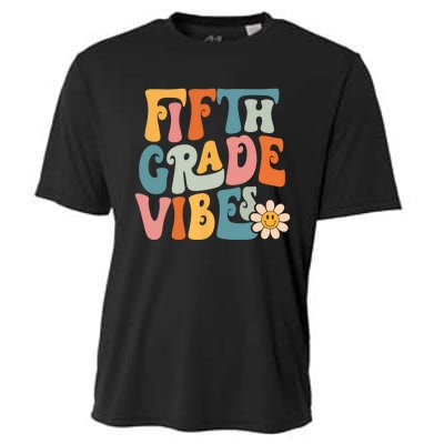 Fifth Grade Vibes 5th Grade Team Retro 5th Grade Teachers Cooling Performance Crew T-Shirt