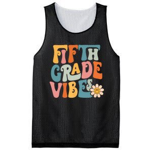 Fifth Grade Vibes 5th Grade Team Retro 5th Grade Teachers Mesh Reversible Basketball Jersey Tank